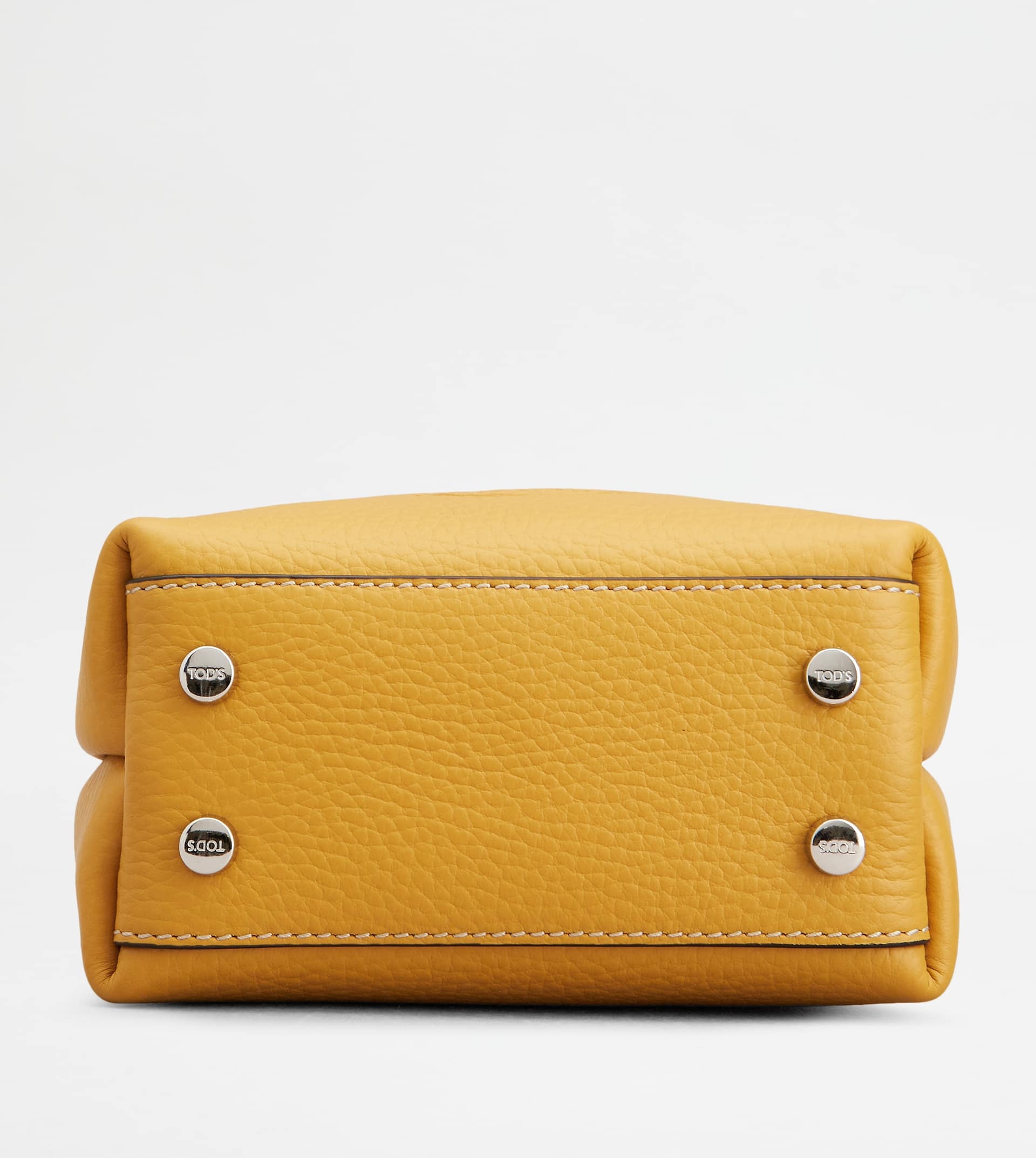 TOD'S MICRO BAG IN LEATHER - YELLOW - 4