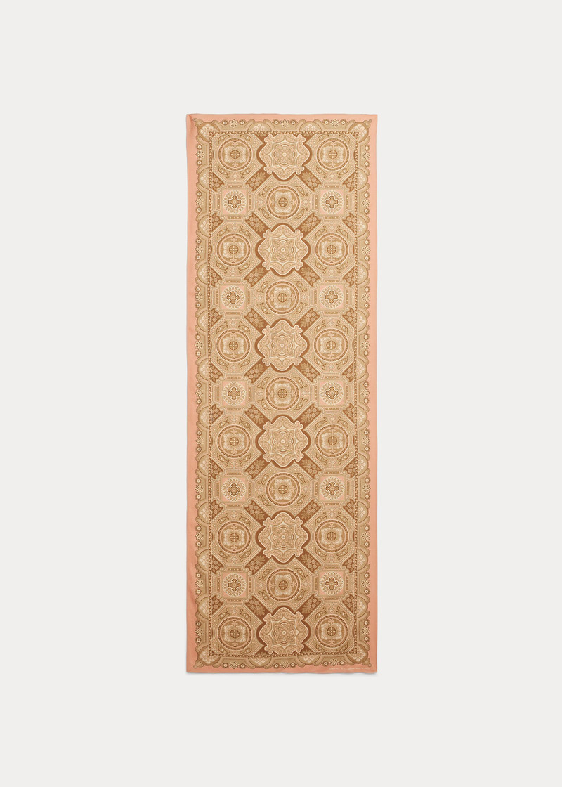 Medallion-Print Cotton Scarf 3