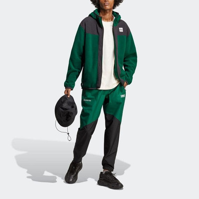 adidas adidas Adventure FC Full Zip Polar Fleece Hoodie 'Green' IC2340 outlook