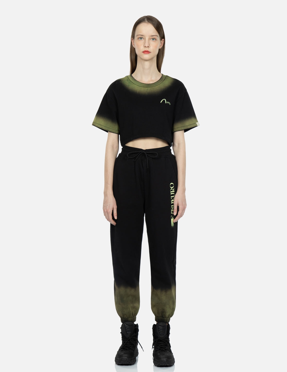 Gradient Spray-dye Sweatpants - 5