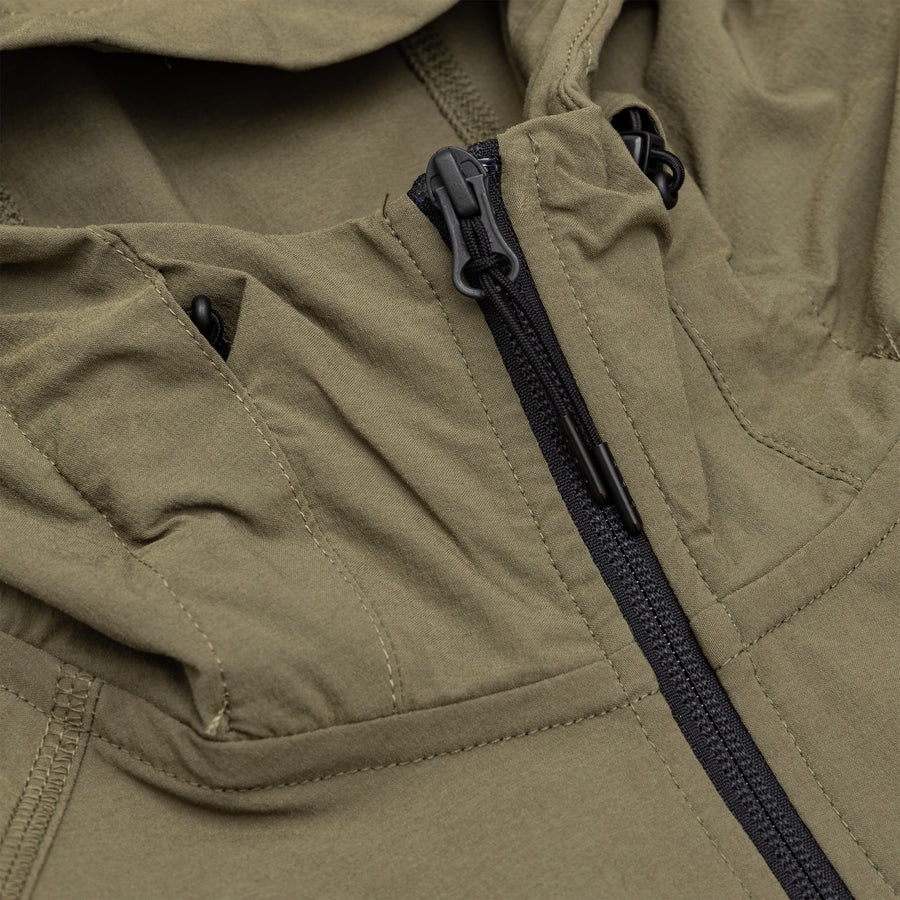 TECH WOVEN FULL ZIP HOODY - 5