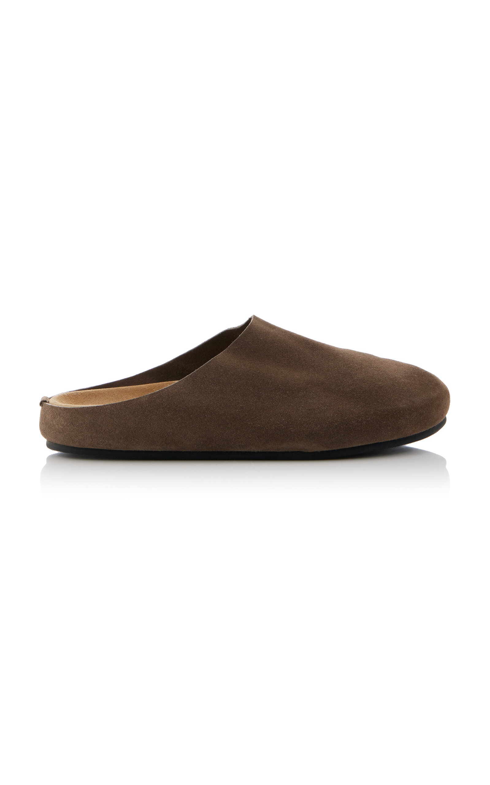 Hugo Suede Mules olive - 1