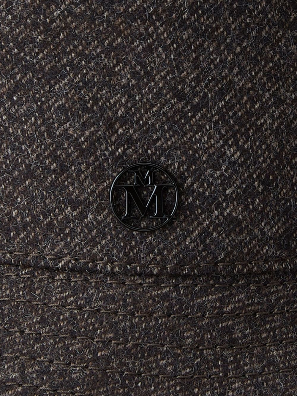 Angele appliqué-logo bucket hat - 2
