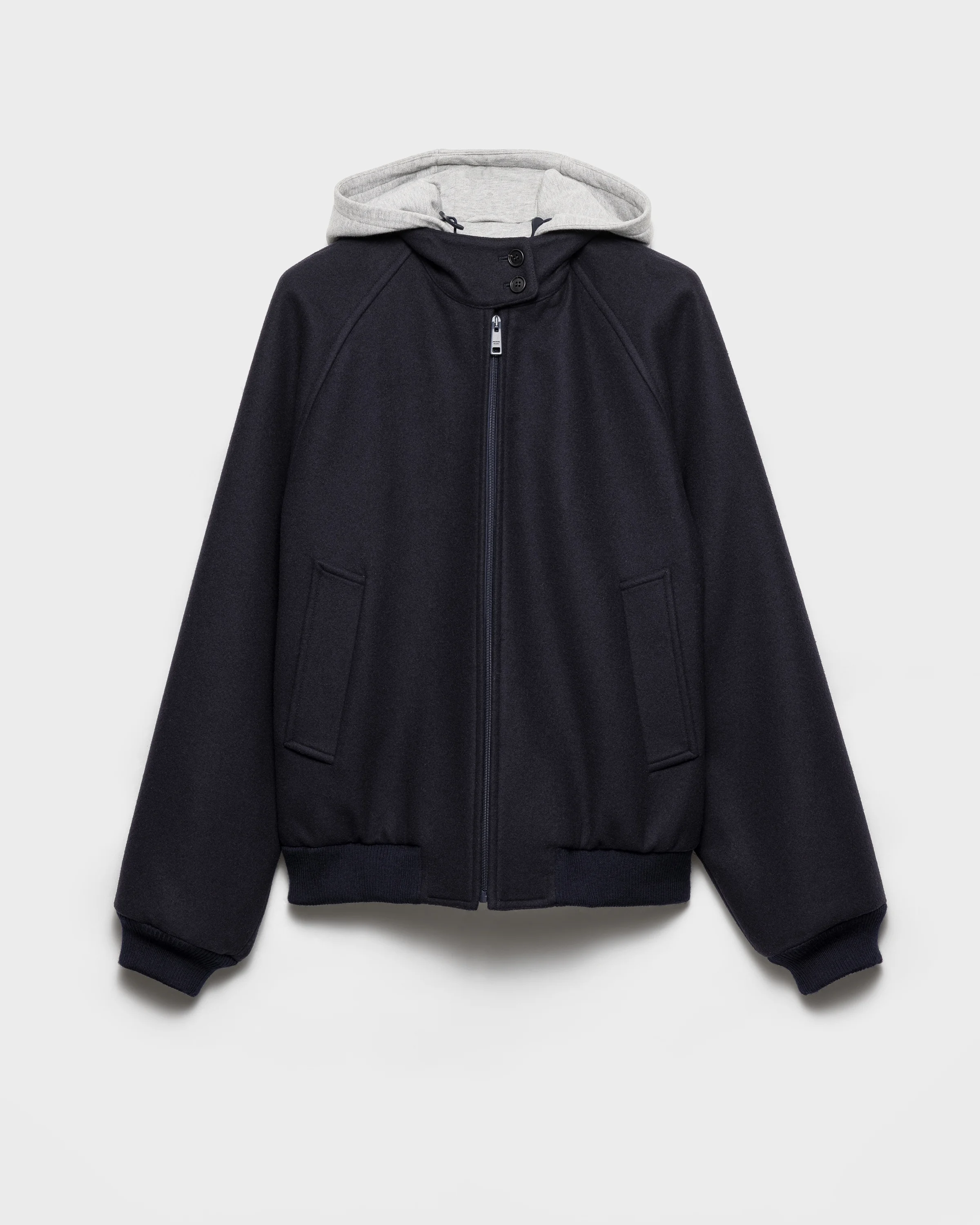Cloth and cotton fleece jacket - 1