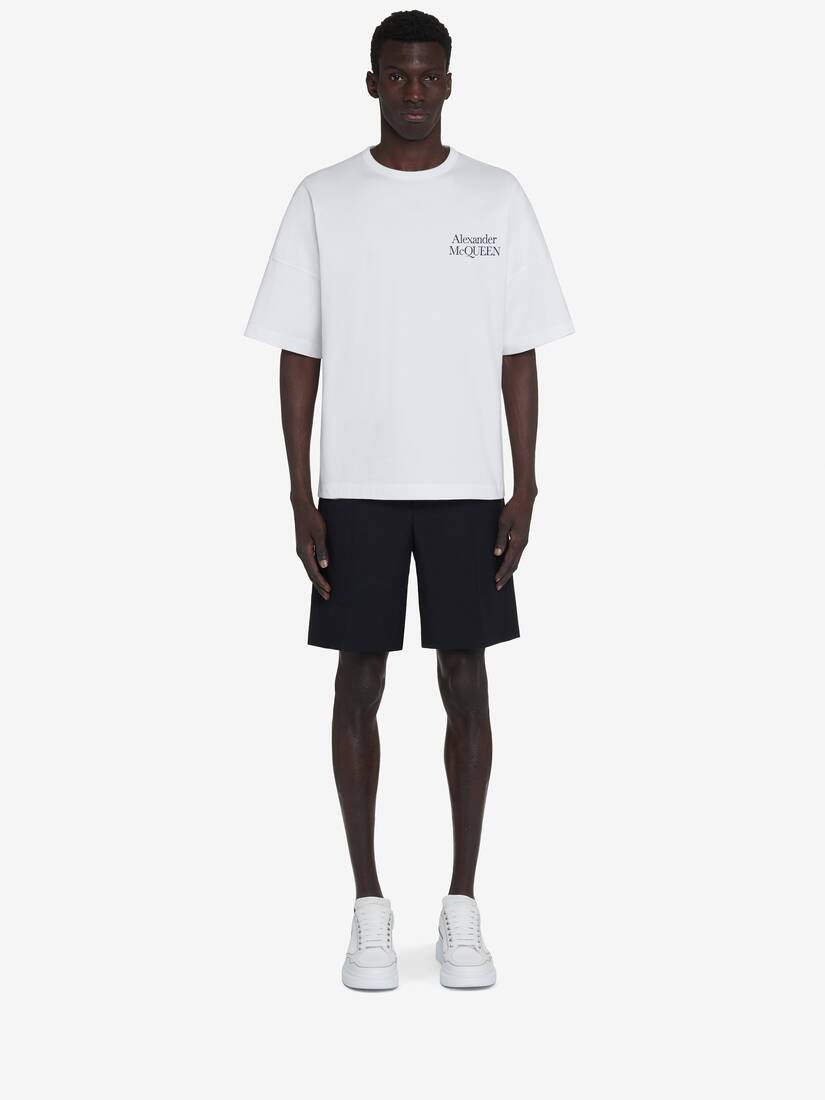Men's Exploded Logo T-shirt in White - 3
