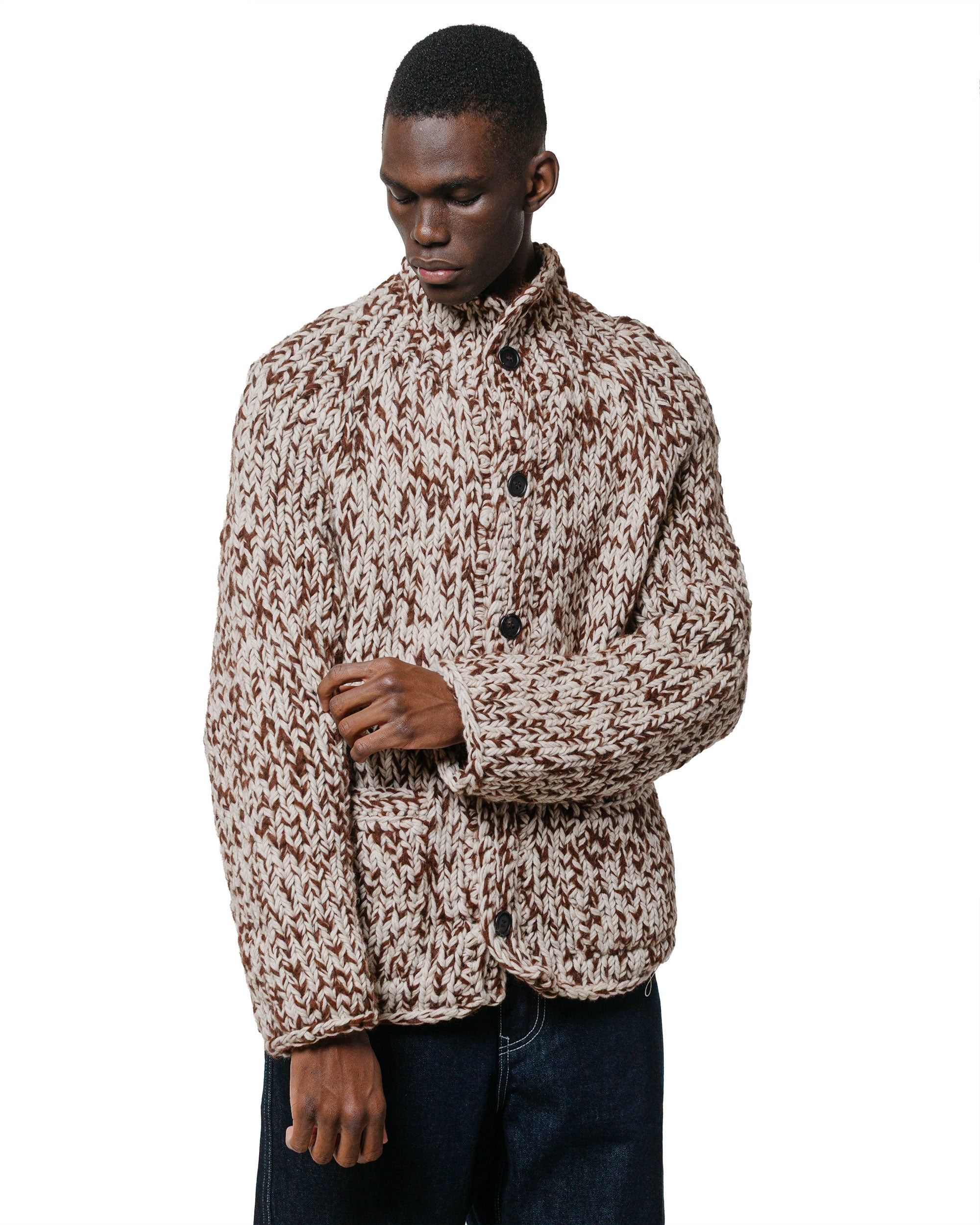Cardigan Woalp Brown - 2