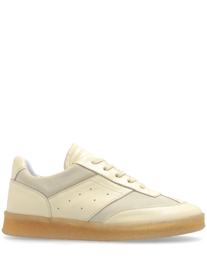 panelled low-top trainers 1