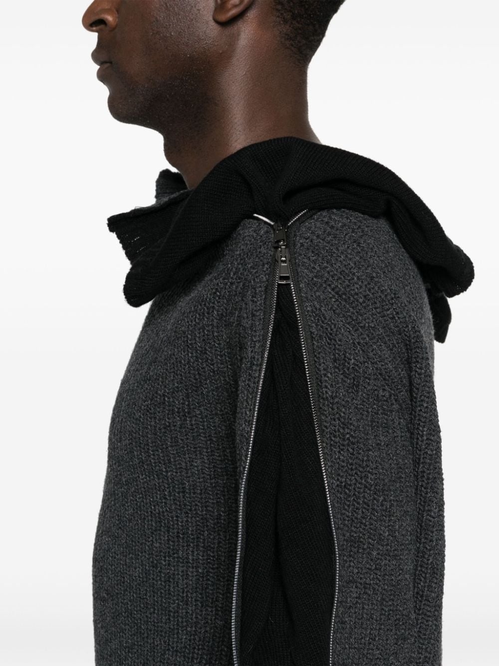 zip hooded sweater - 6