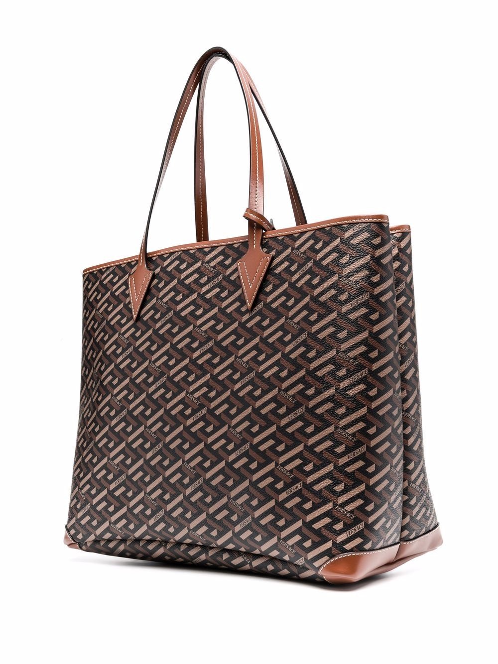 La Greca geometric tote bag - 3