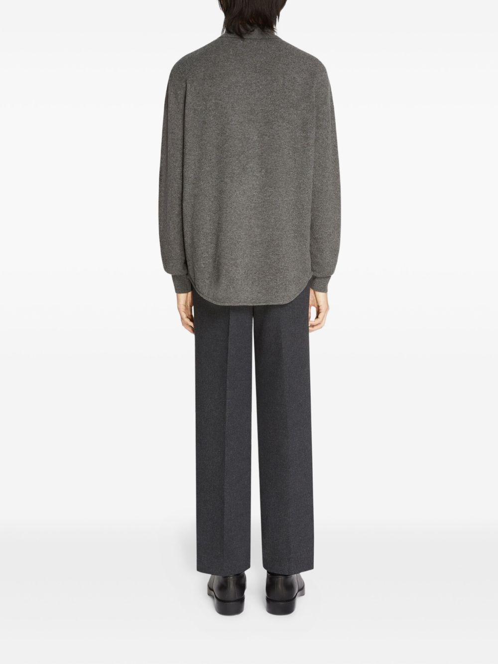 cashmere knitted shirt - 4