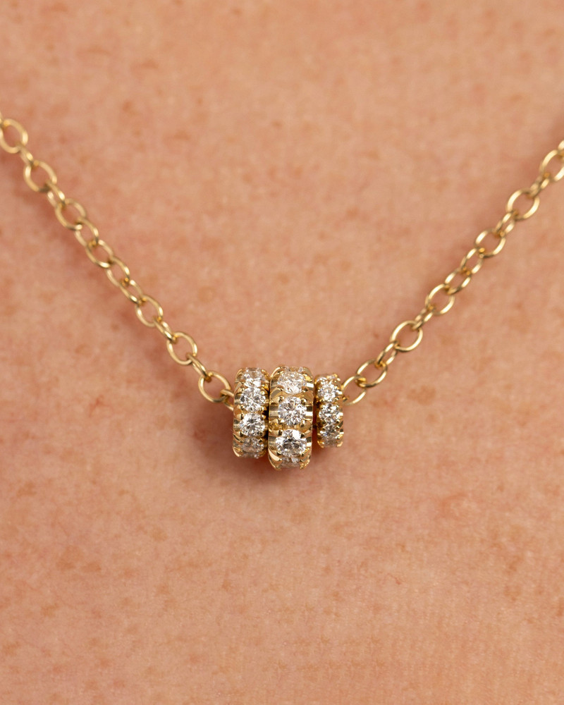 Diamond & 18k Gold Vesta Necklace 3