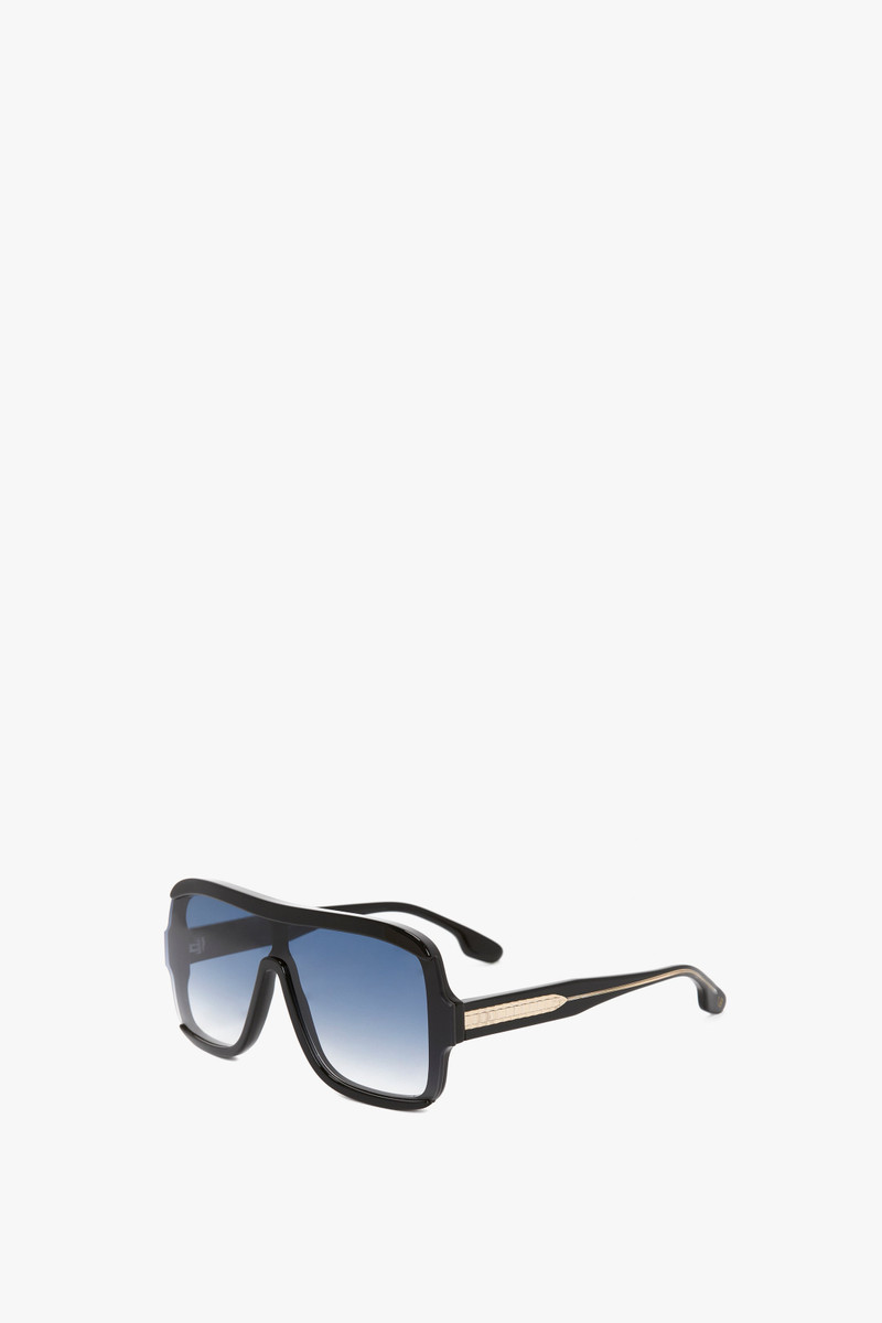 Victoria Beckham Layered Mask In Black Gradient outlook