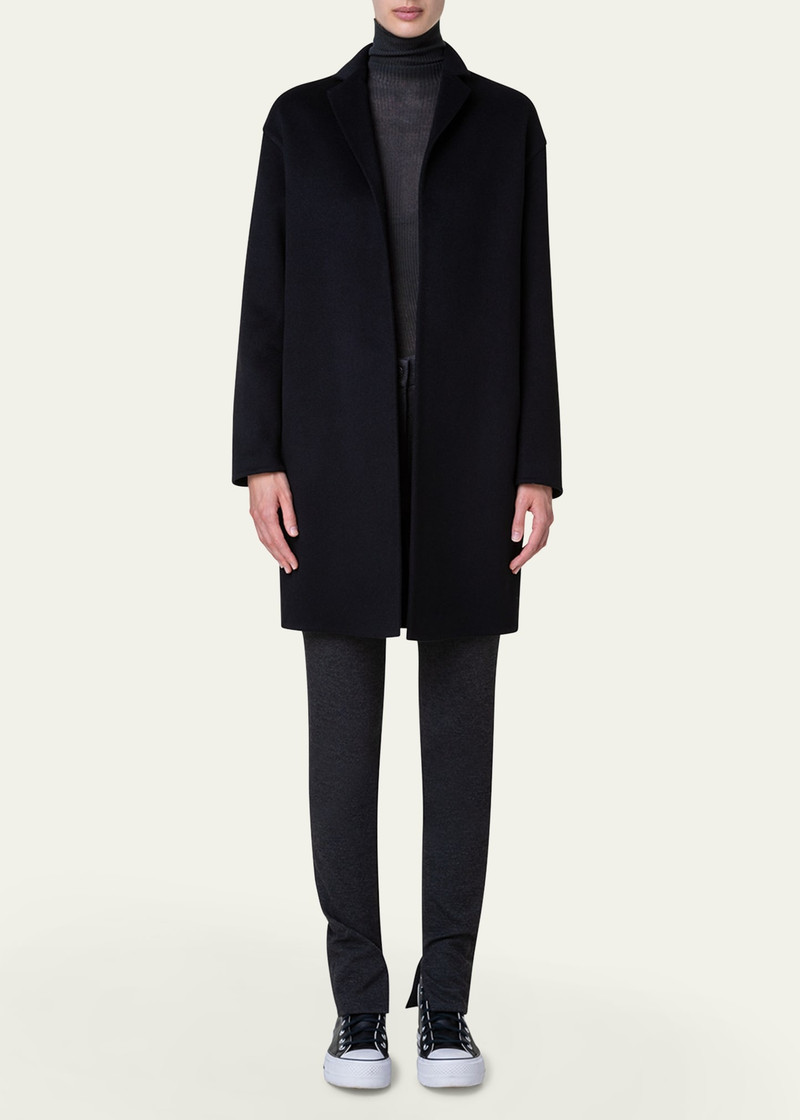 AKRIS Mae Brushed Cashmere Coat outlook