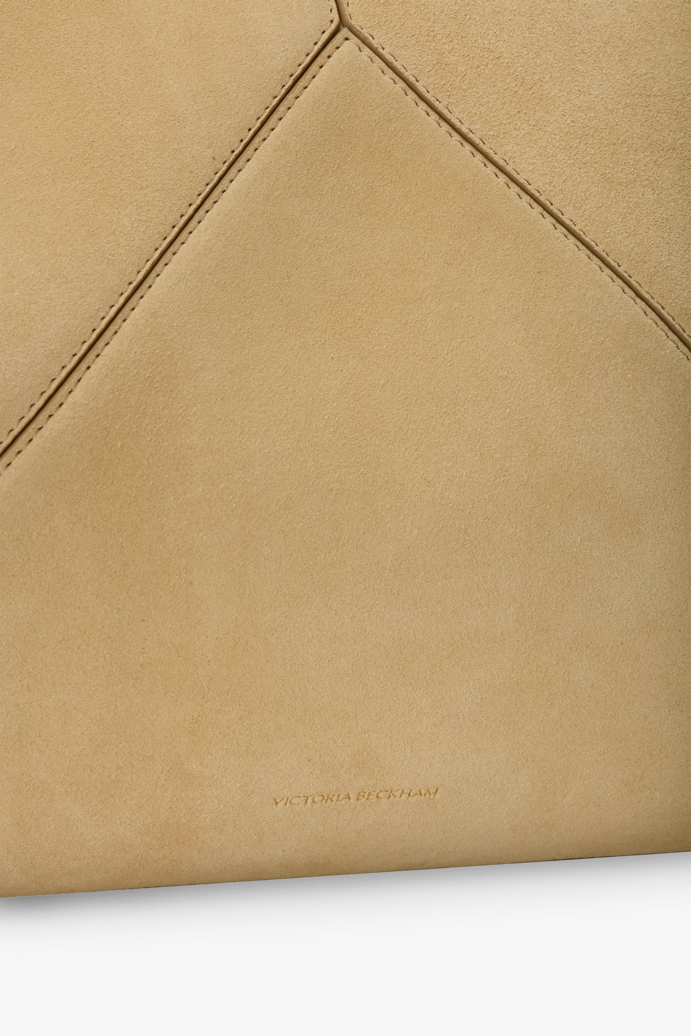 Victoria Tote In Sand Suede - 5