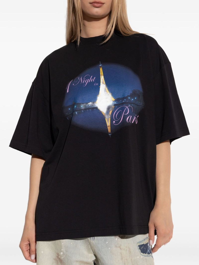 VETEMENTS Eiffel Tower-print T-shirt outlook