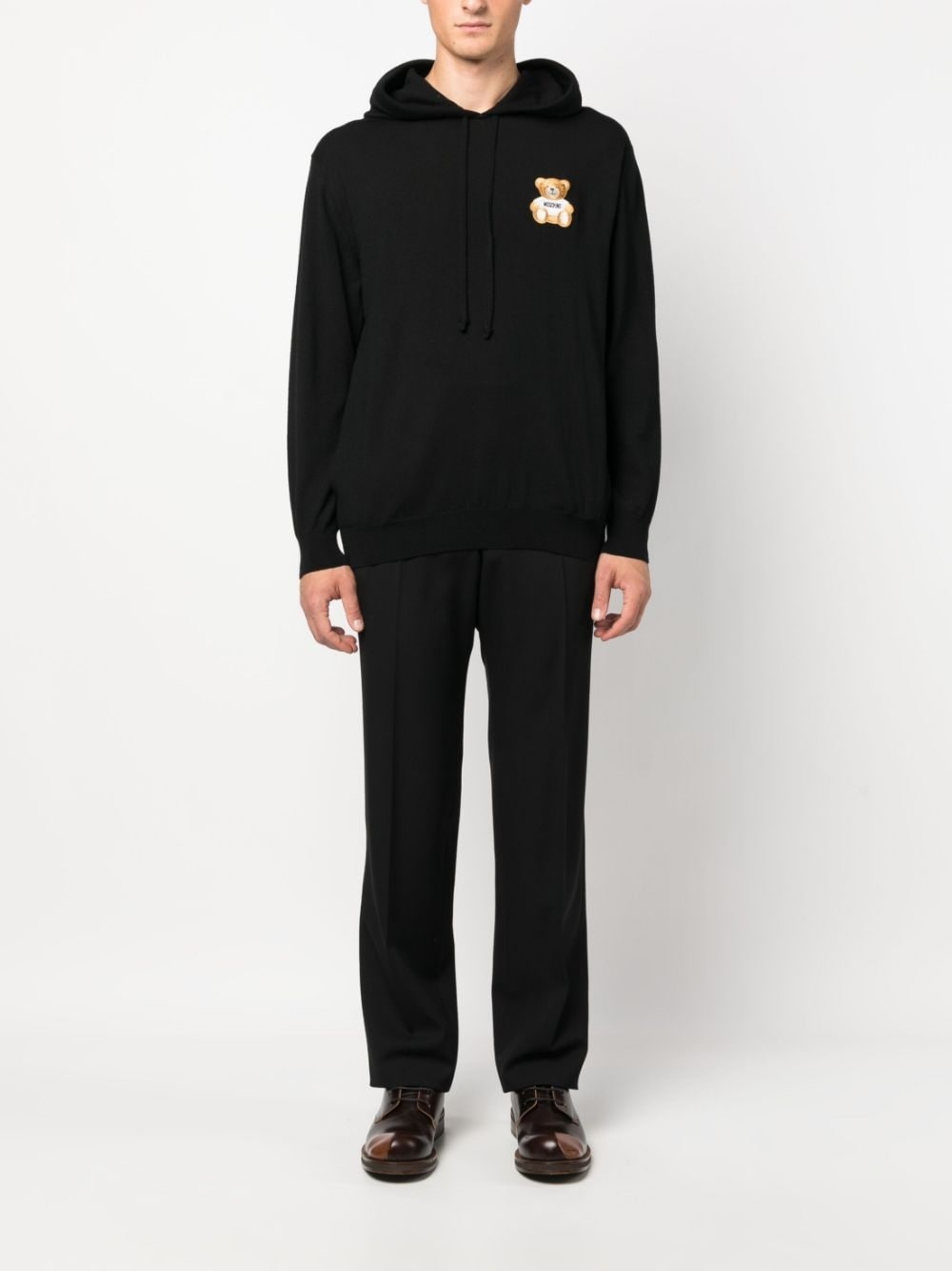 teddy-bear virgin wool hoodie - 2