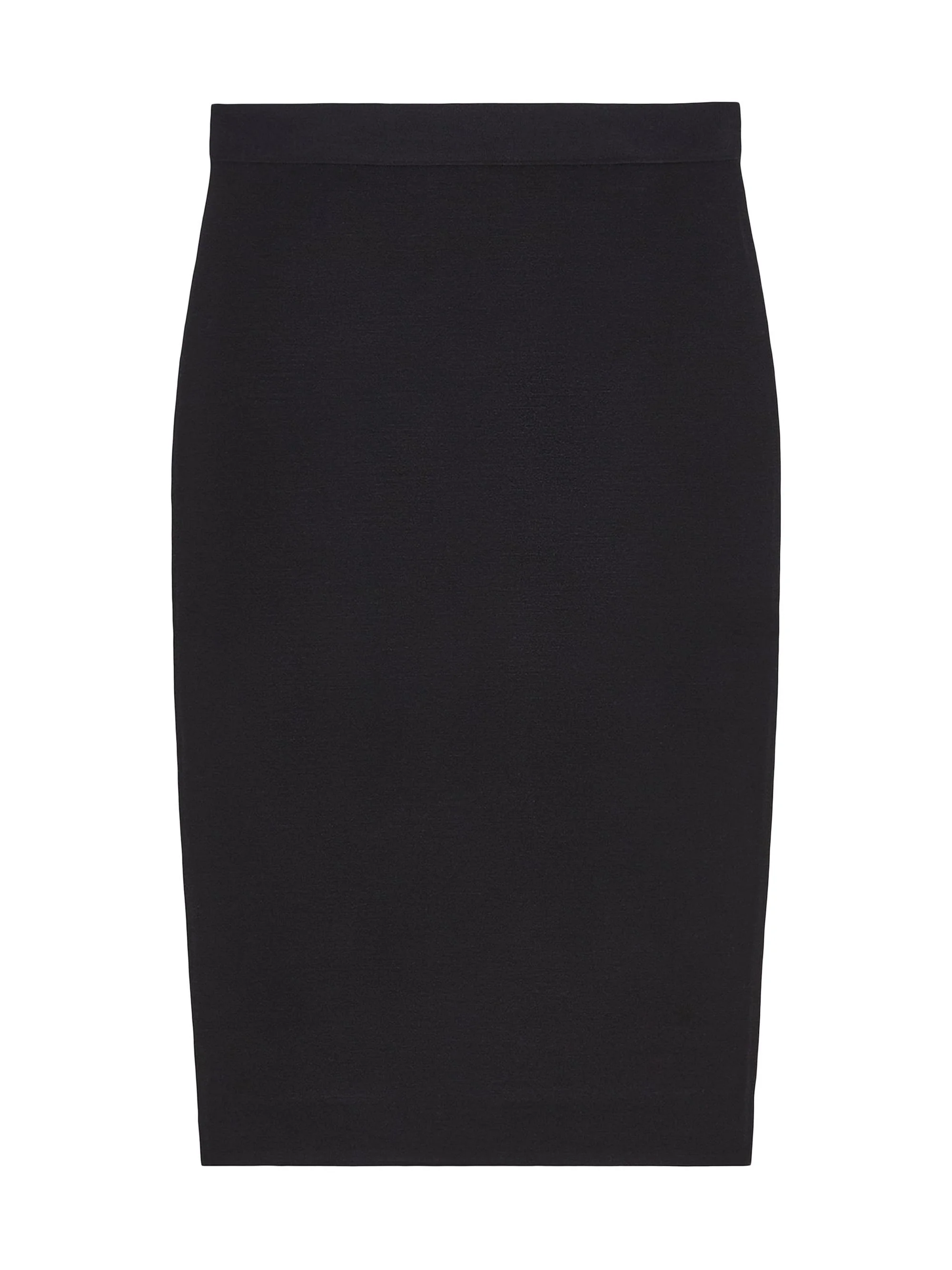 Women's Stretch Viscose Pencil Skirt - Navy - 1
