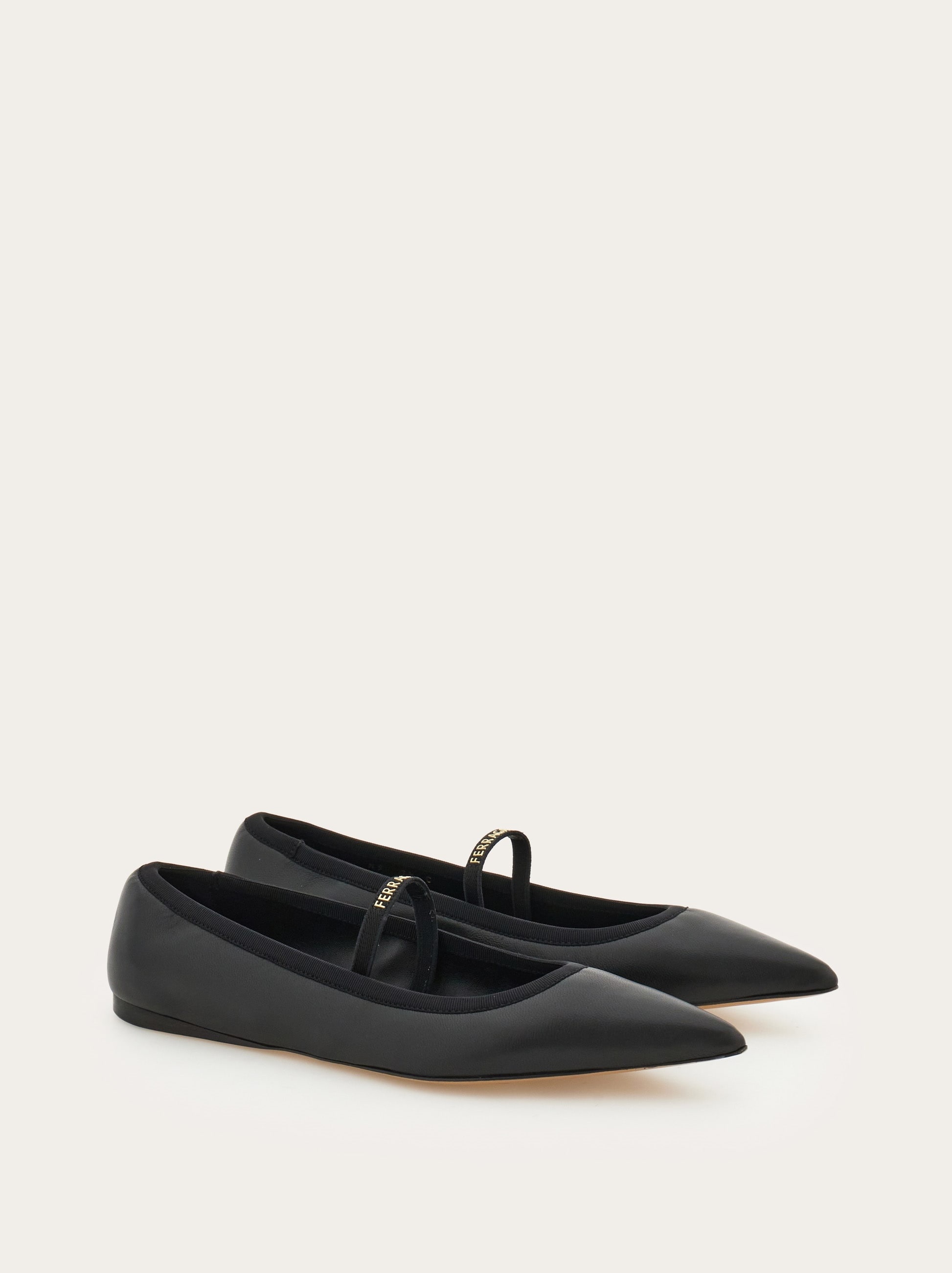 Ballet flat with ankle ribbon - 6