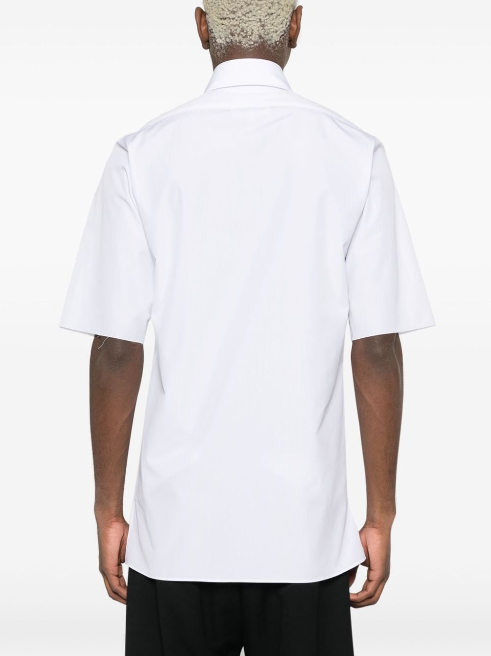 poplin short-sleeved shirt - 4