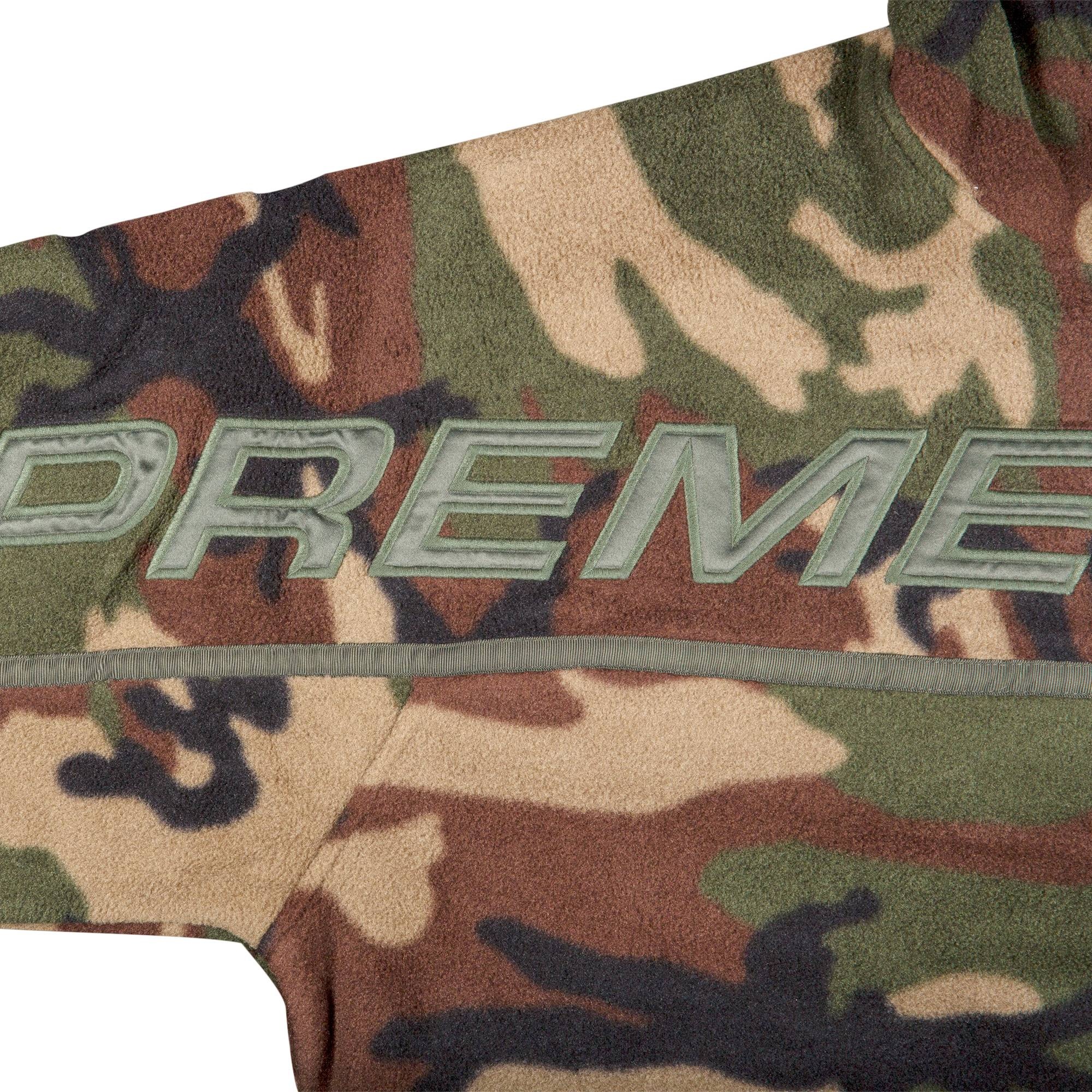 Supreme Polartec Half Zip Hooded Sweatshirt 'Camo' - 2