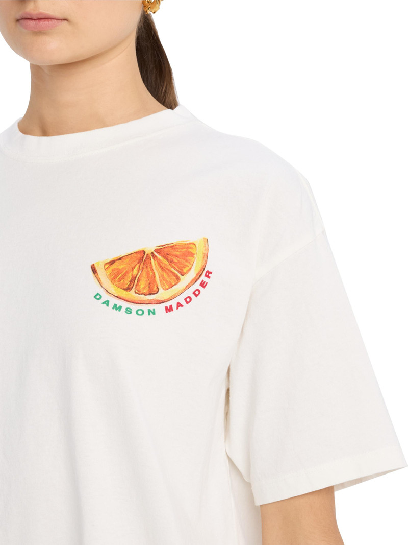 Women's Spritz Crewneck Boyfriend T-Shirt - White 5