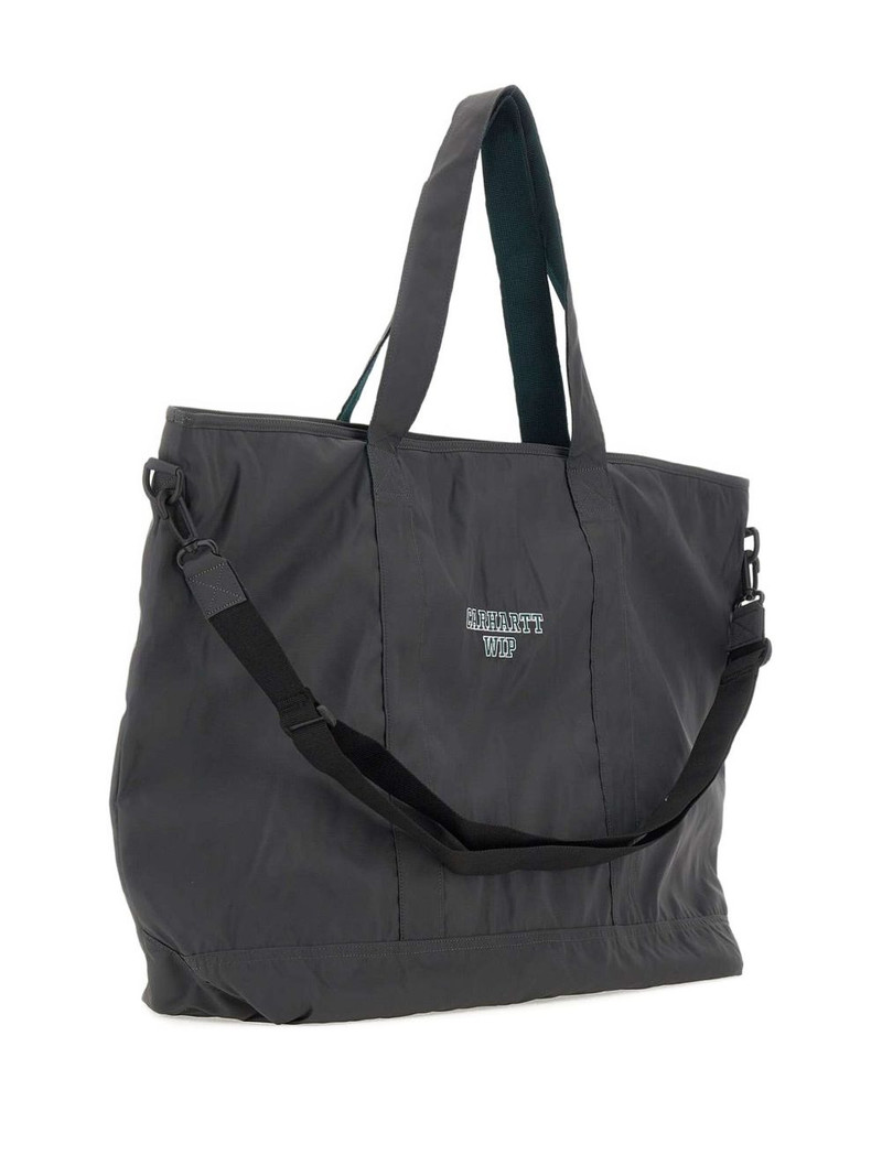 large logo-patch tote bag 3