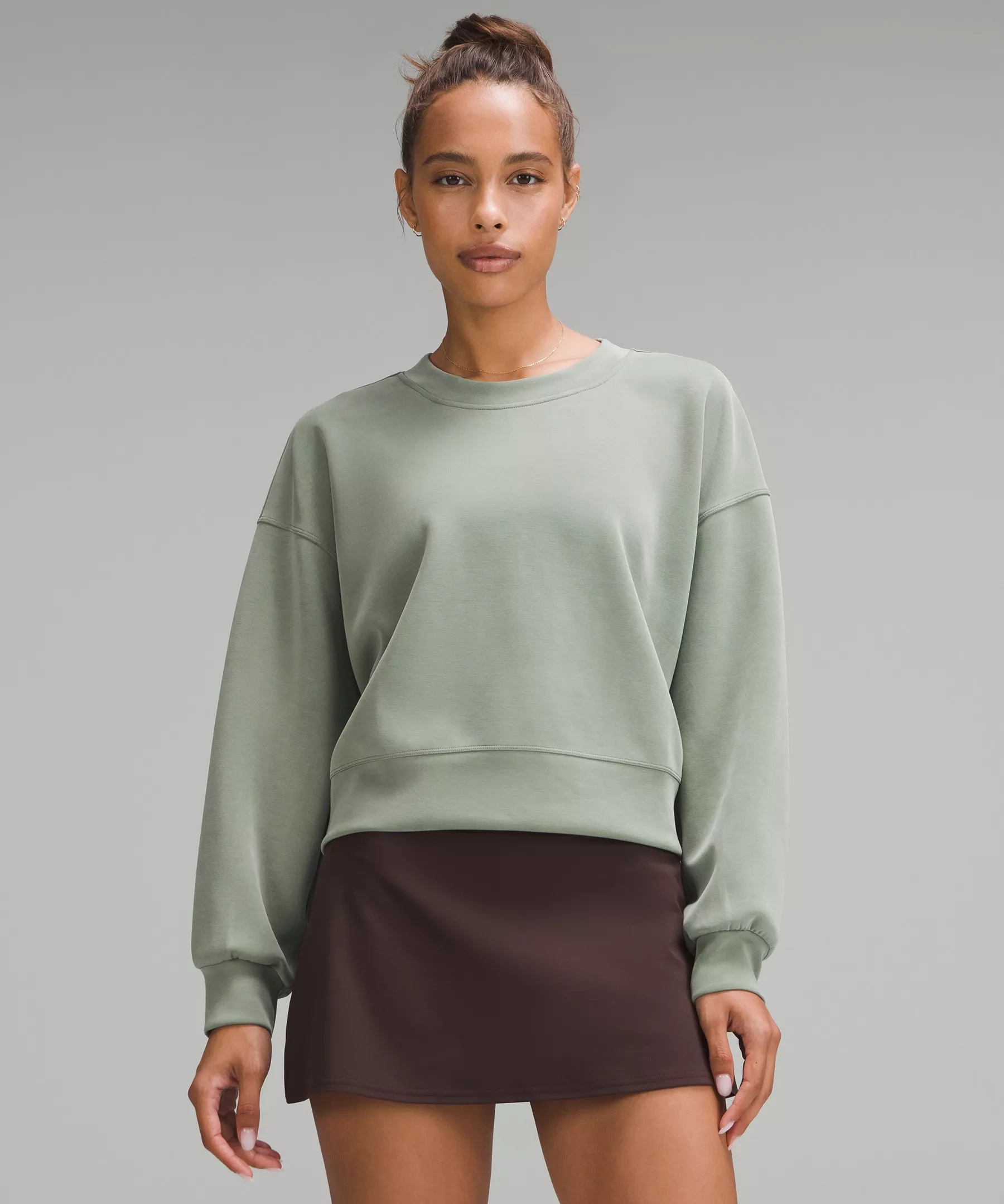 Softstreme Perfectly Oversized Cropped Crew - 1