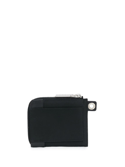 Heron Preston logo-patch zip wallet outlook