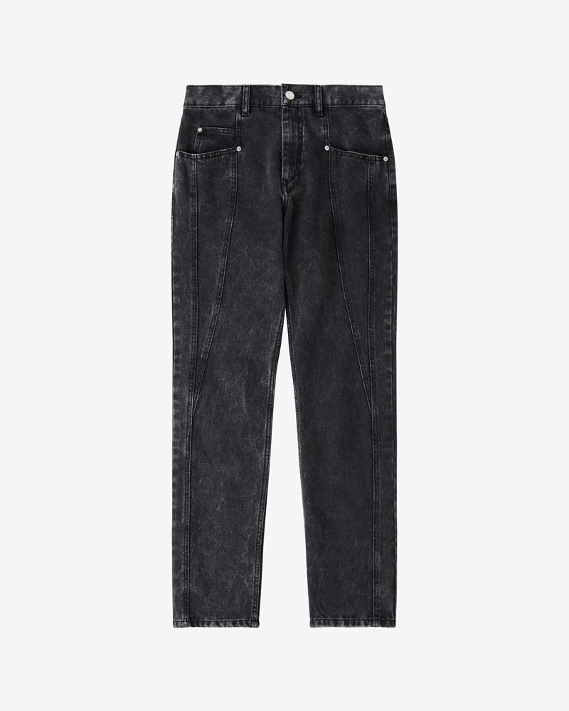 VIKIRA STRAIGHT-CUT JEANS - 1