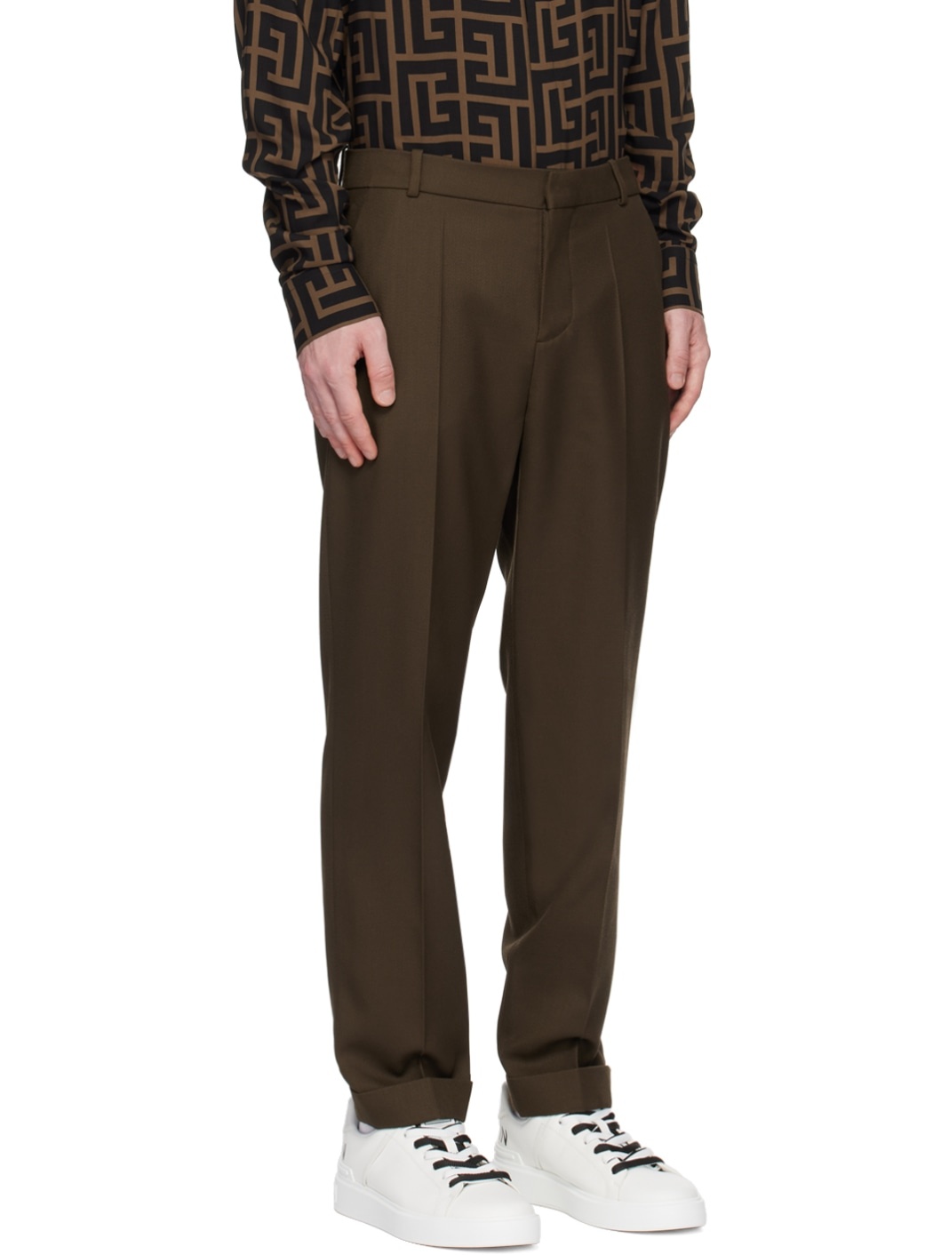 Brown Four-Pocket Trousers - 2