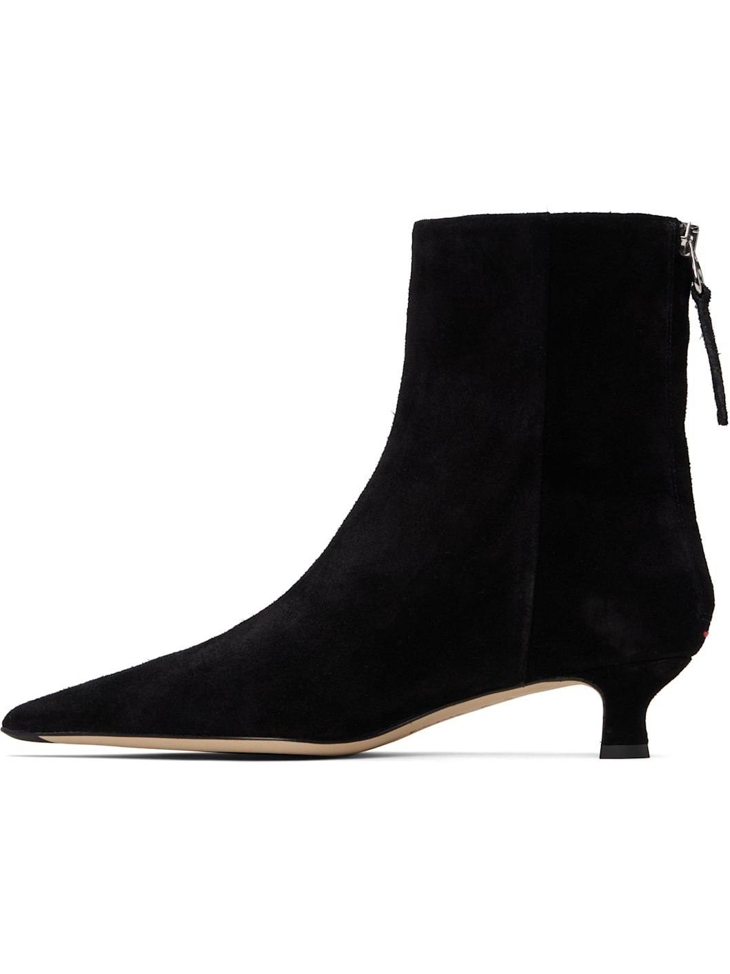 Black Zoe Suede Boots - 3