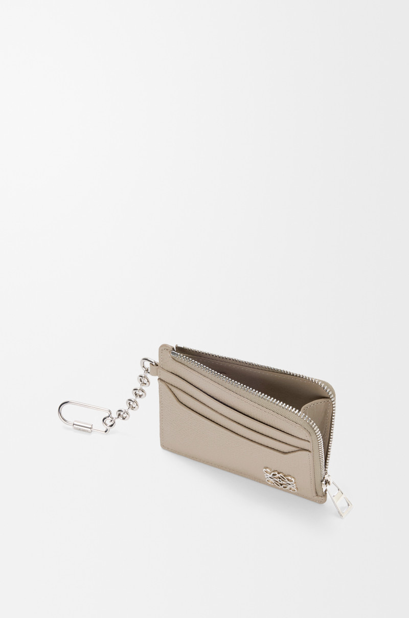 Loewe Anagram square coin cardholder in pebble grained calfskin outlook