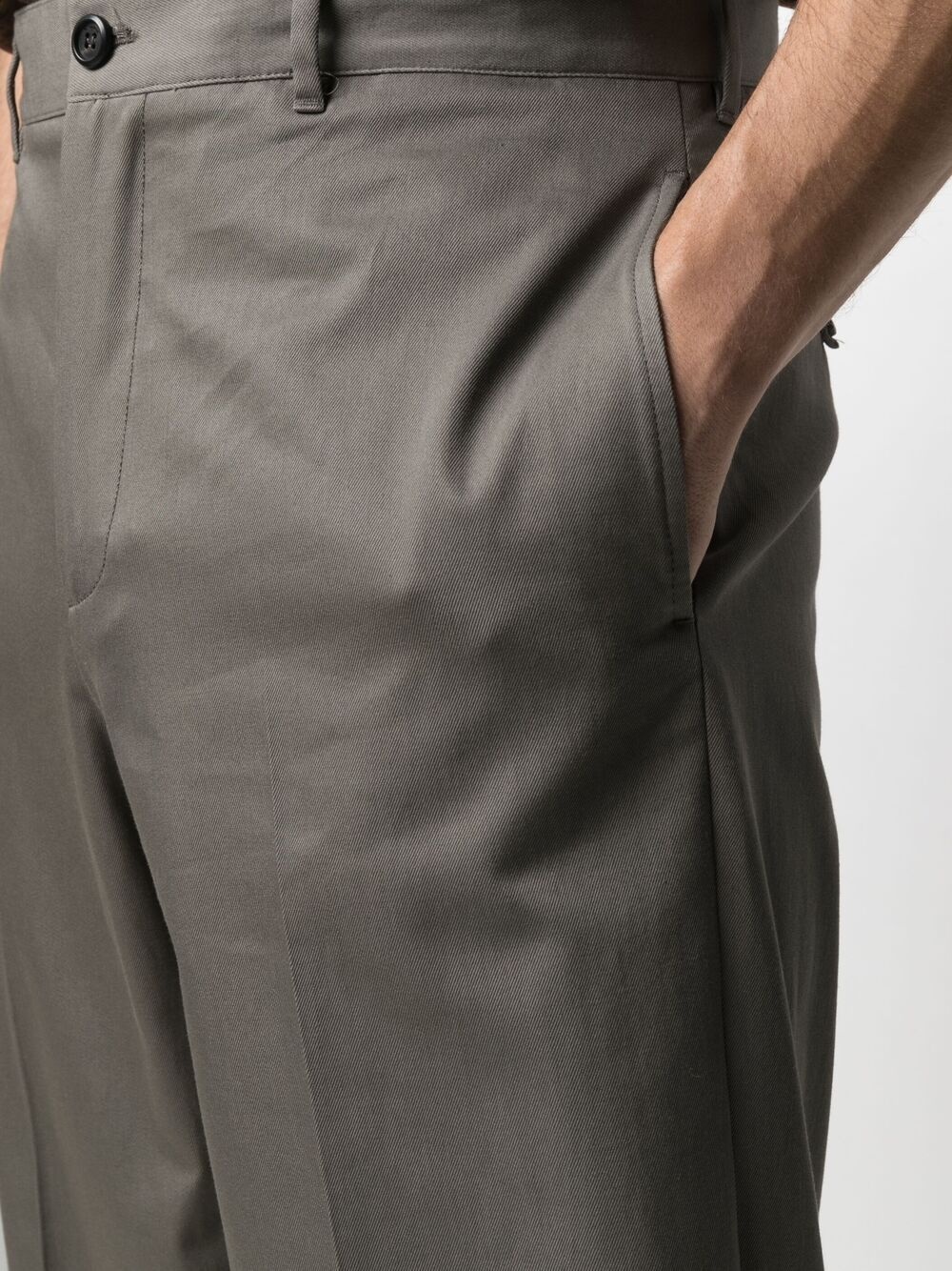 straight-leg tailored trousers - 5