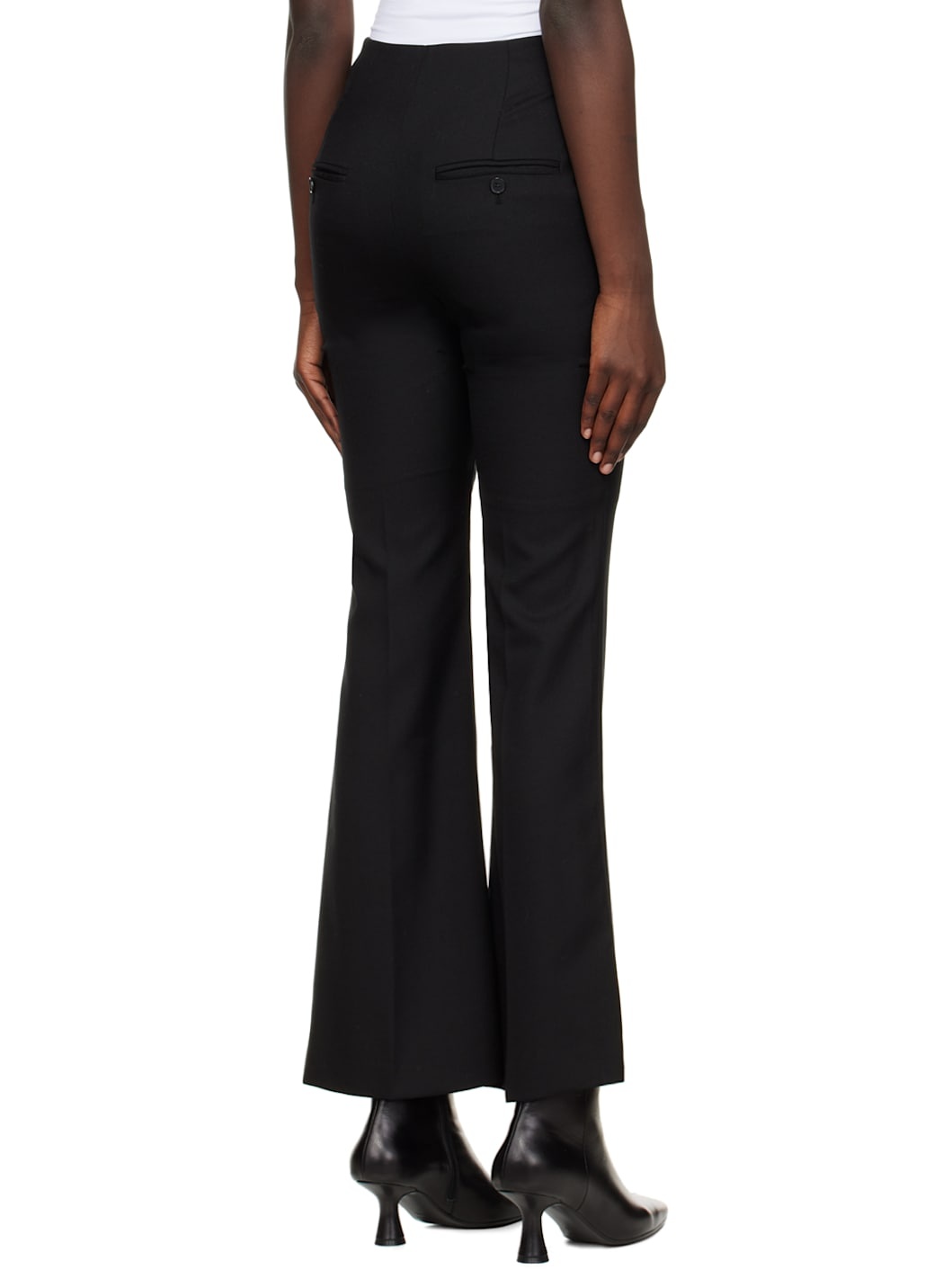Black Belted Trousers - 3