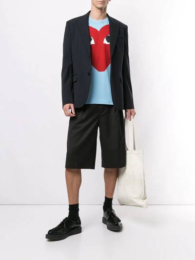 Comme des Garçons PLAY heart print crewneck T-shirt outlook