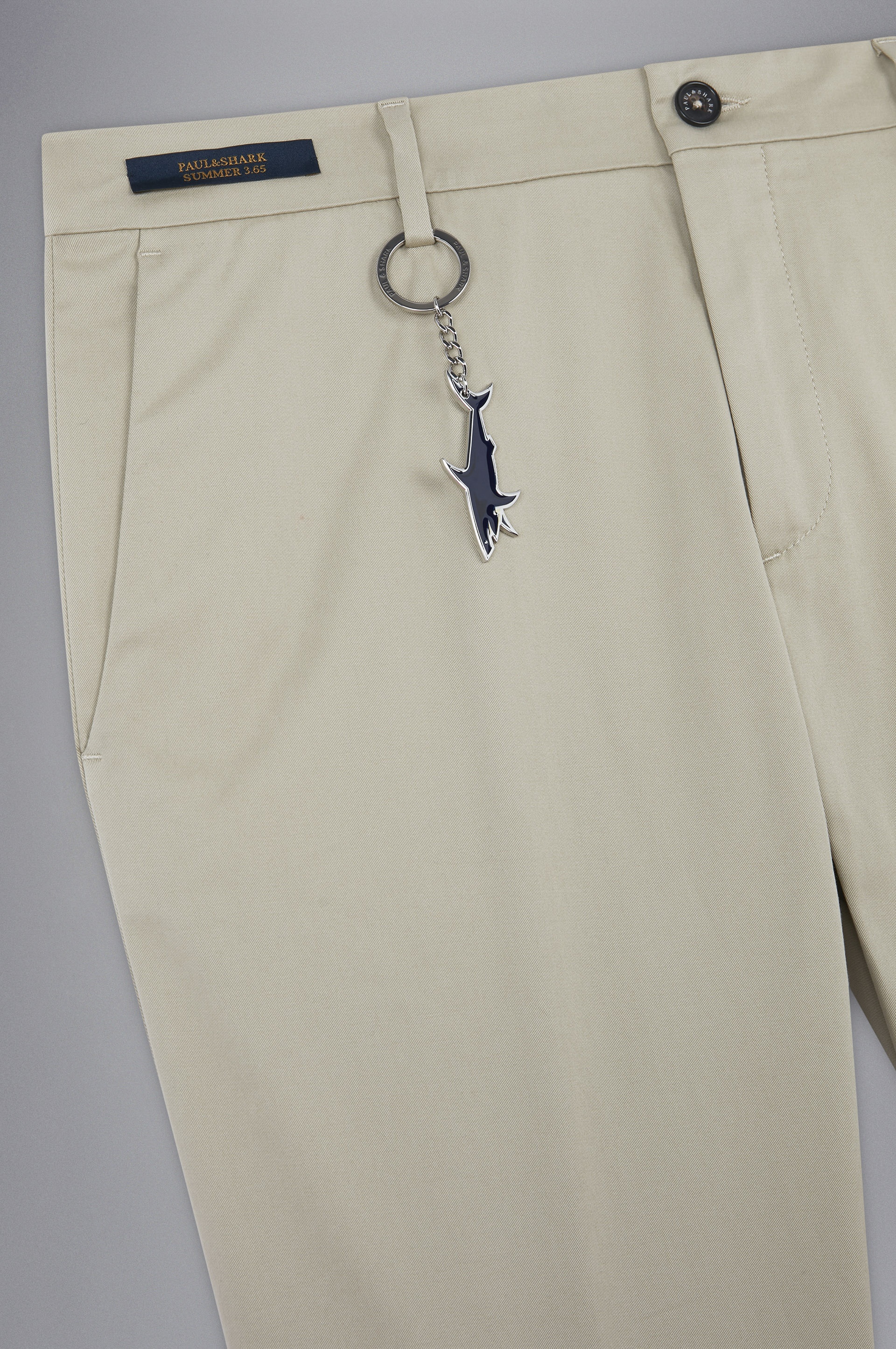 COTTON STRETCH CHINO TROUSERS - 5