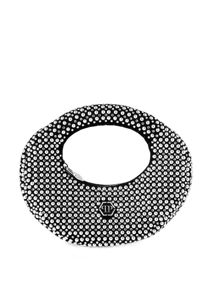 oval stud-embellished tote bag 1