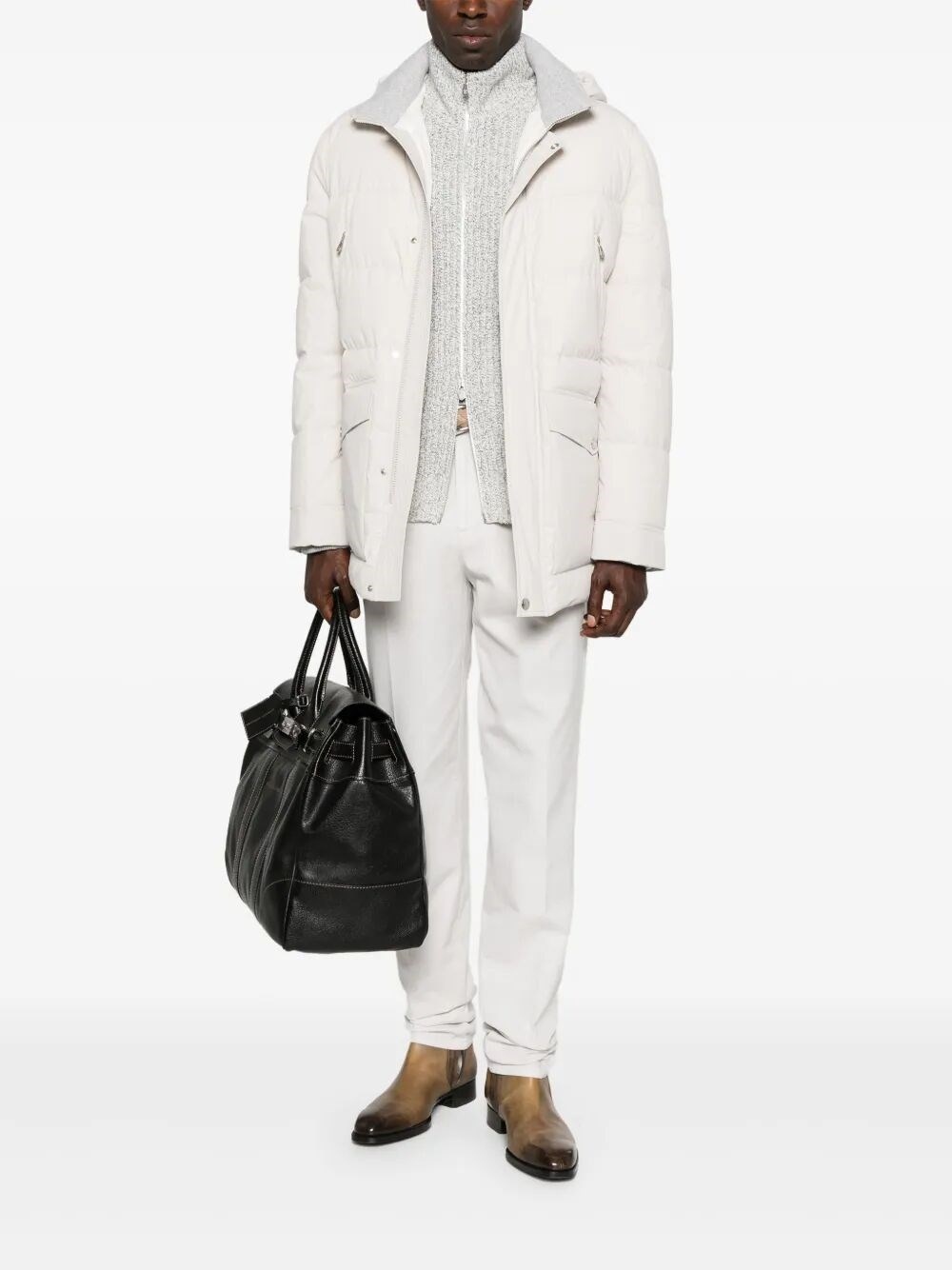 Padded Jacket With Detachable Hood - 2