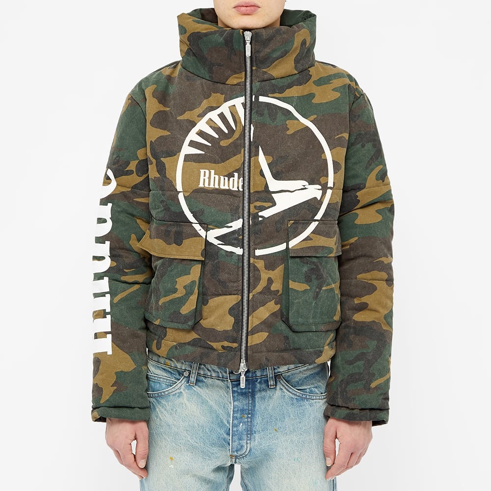 Rhude Collage Camo Puffer Jacket - 4