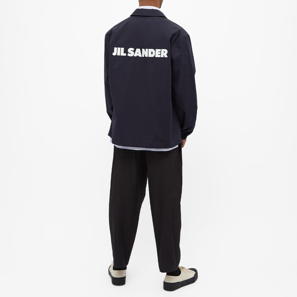 Jil Sander Back Logo Coach Jacket - 7