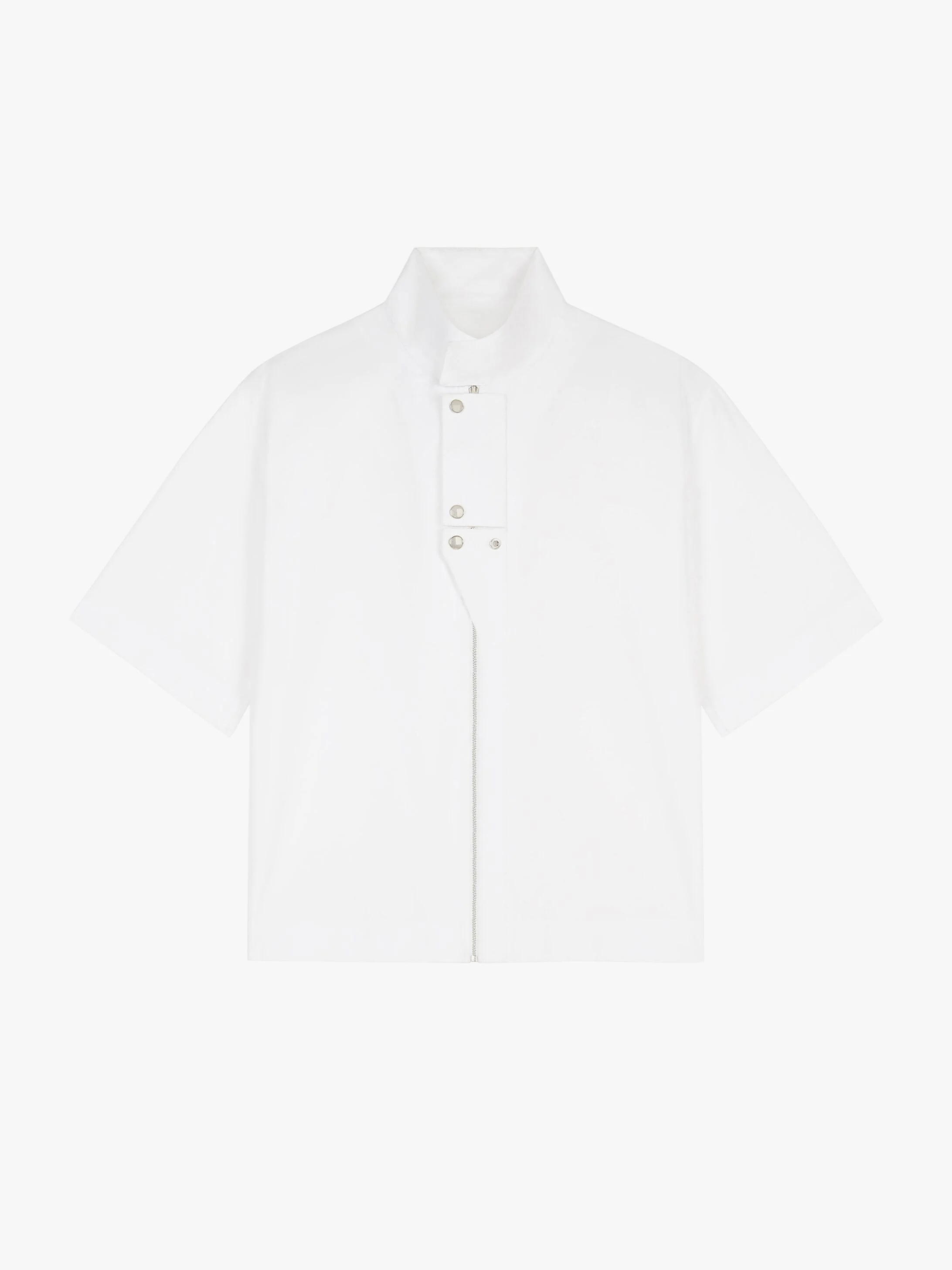 SHIRT IN COTTON WITH METALLIZED DETAILS - 1