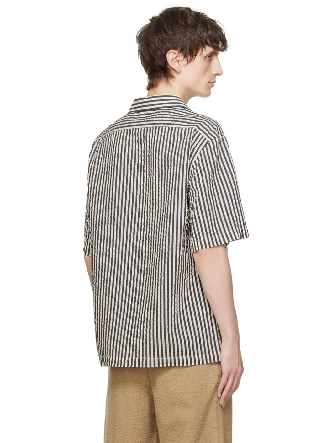 White & Navy Solana Shirt - 3