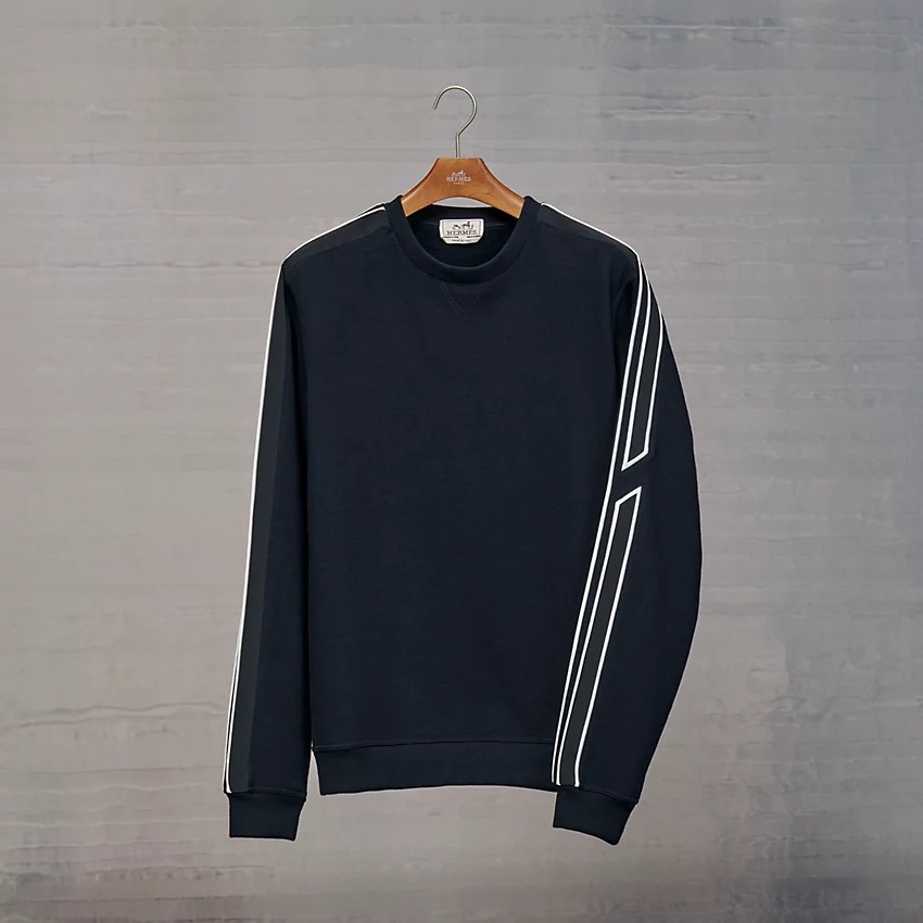 "Run H" crewneck sweater - 5