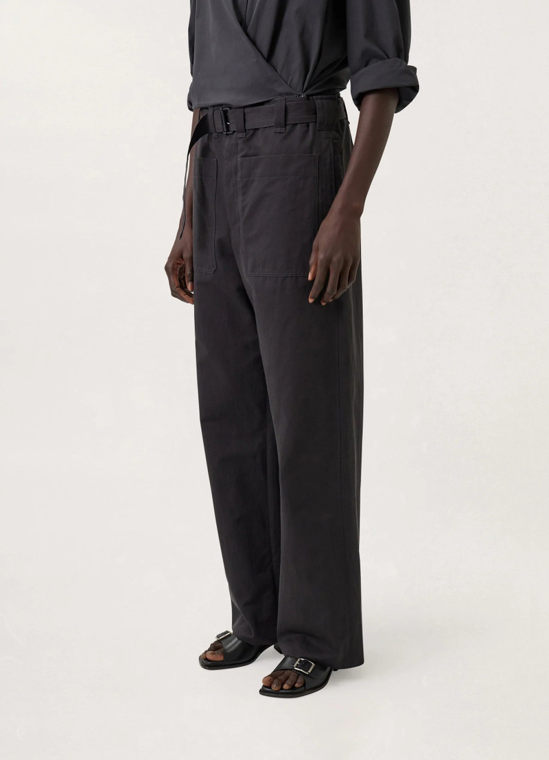 BELTED POCKET PANTS
COTTON LINEN 4