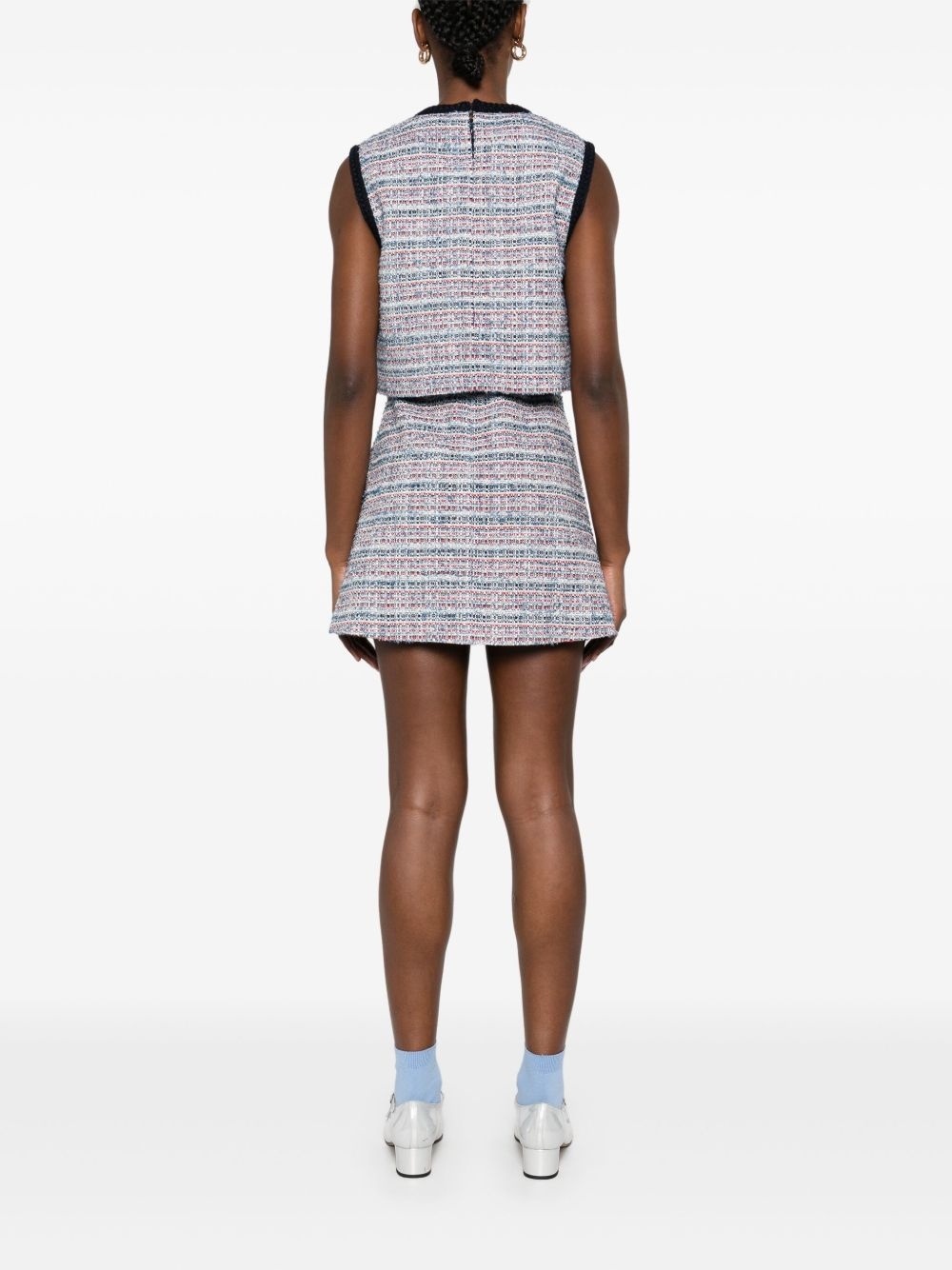 tweed mini dress - 4