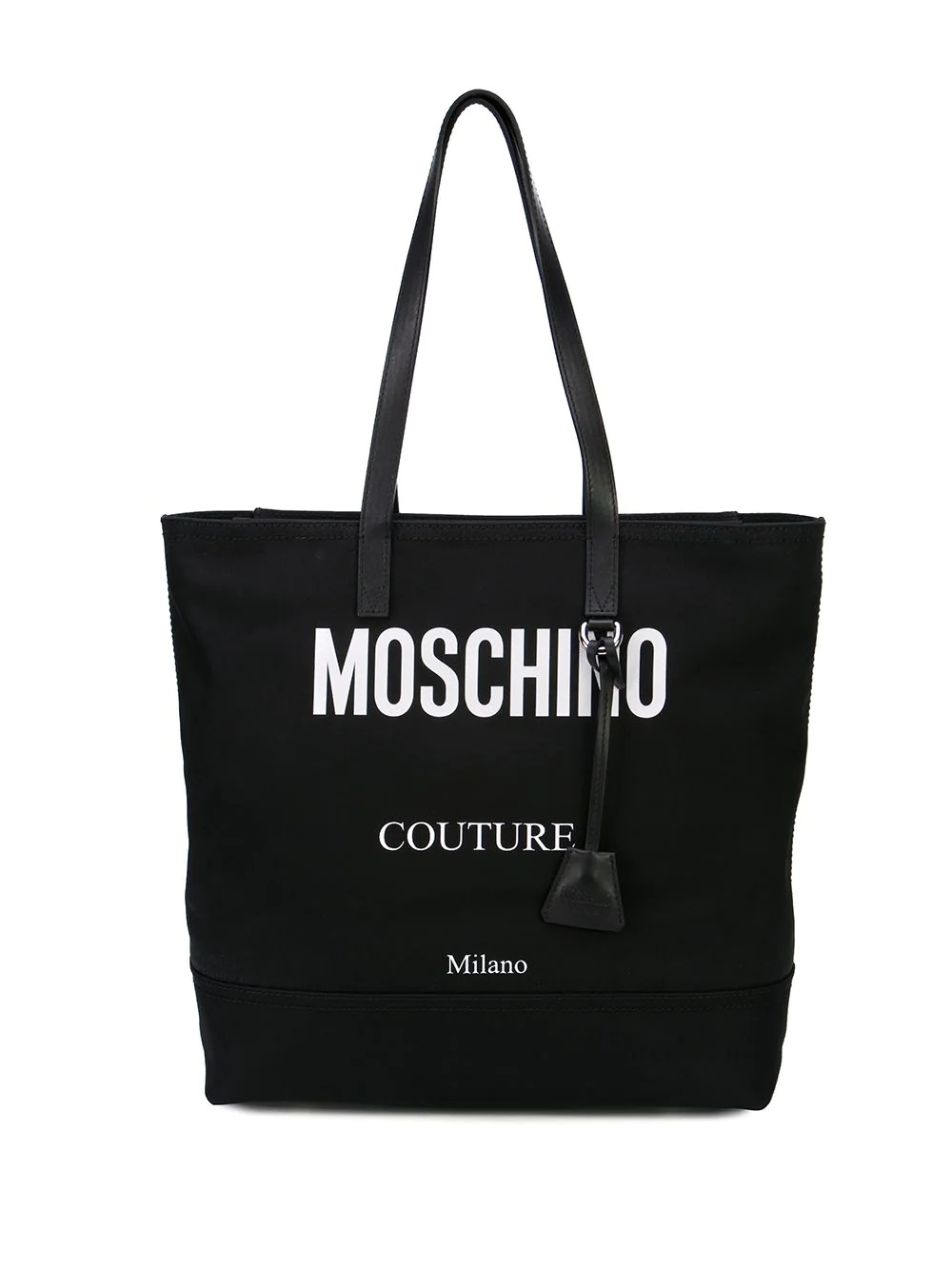 contrast logo tote bag - 1