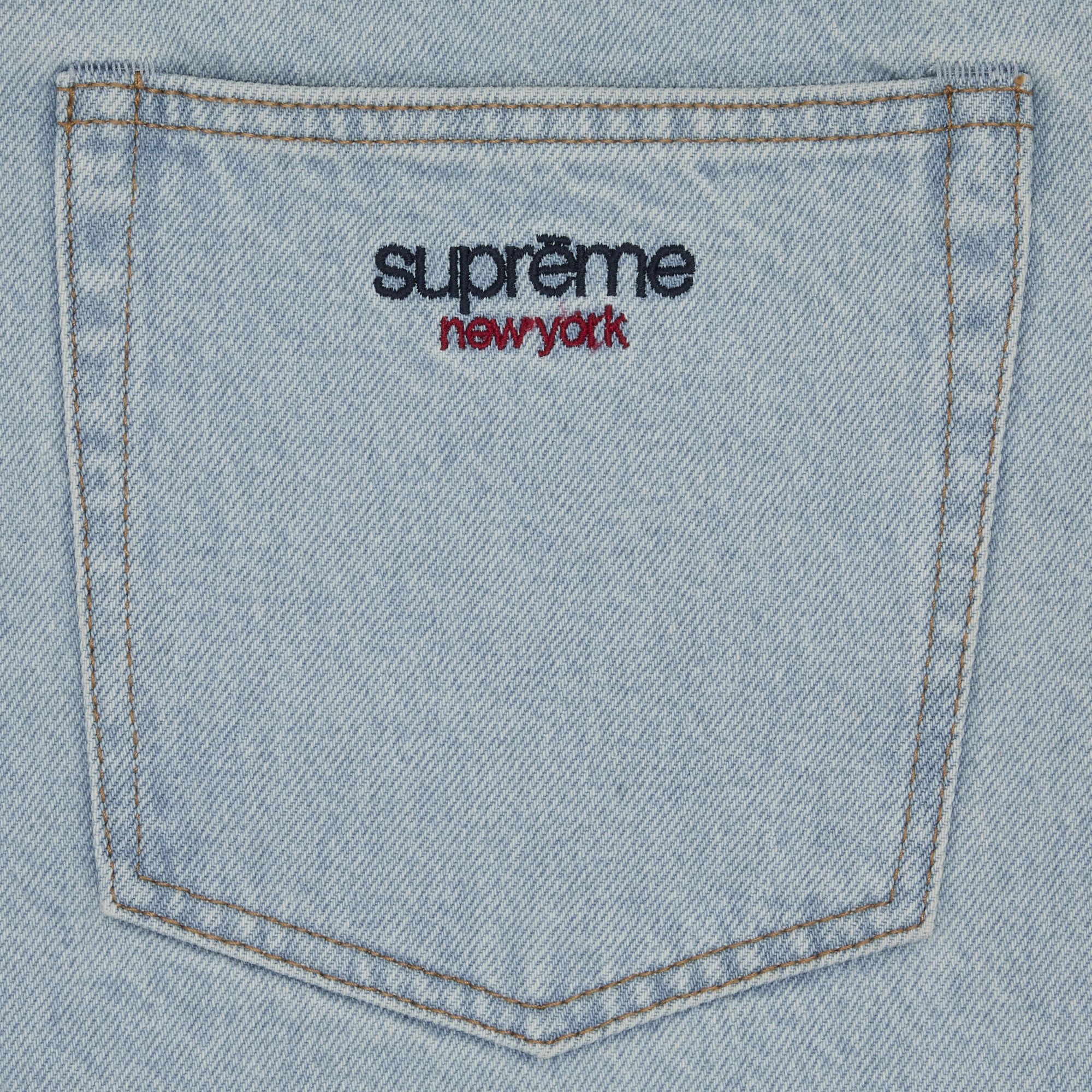 Supreme Supreme Baggy Denim Short 'Washed Indigo' | REVERSIBLE