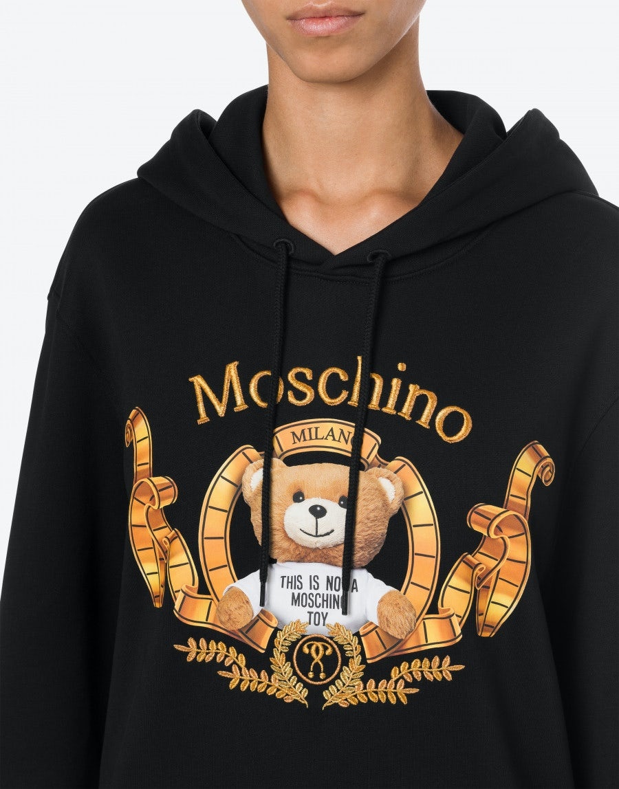 MOSCHINO TEDDY BEAR COTTON SWEATSHIRT - 4