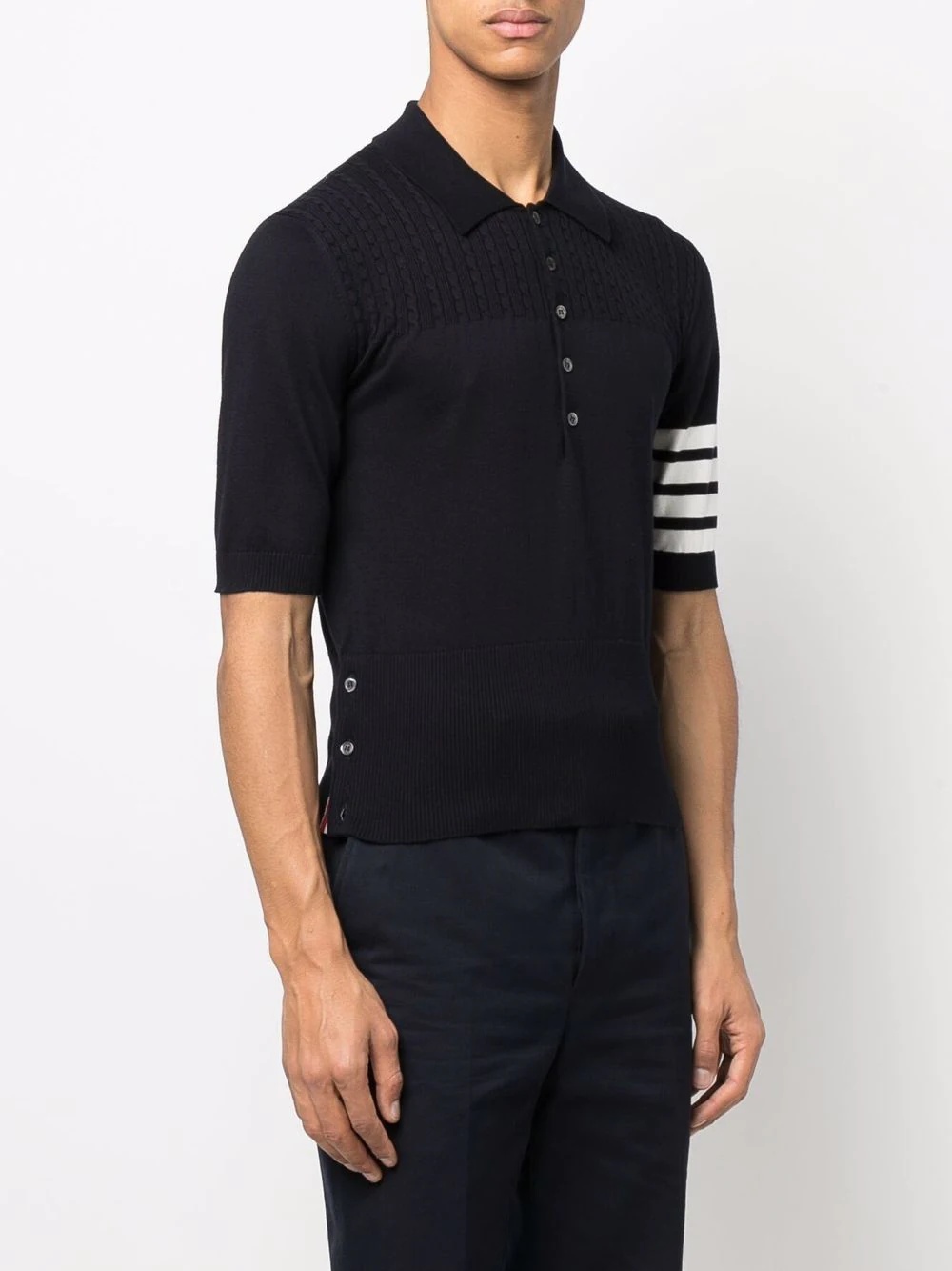 4-Bar jersey polo shirt - 3