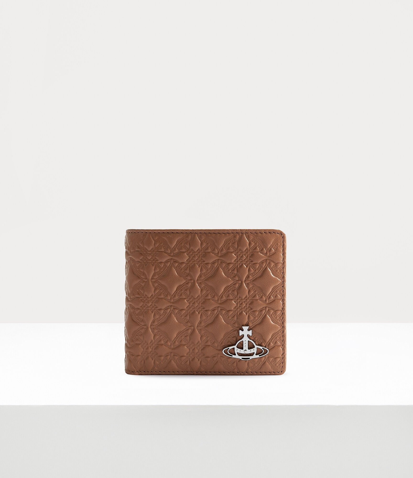 EMBOSSED MAN WALLET WITH COIN POCKET - 1